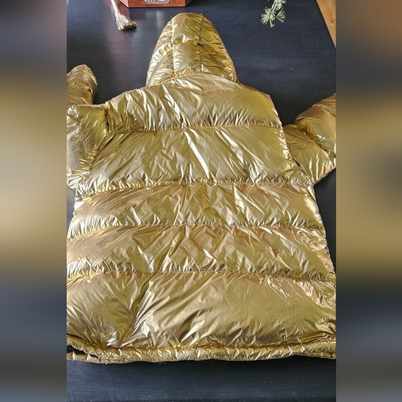 Gold TNA The Super Puff Jacket Lg - Picture 3 of 7
